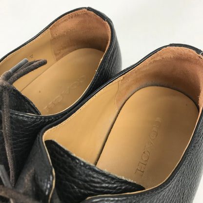 【中古品】【メンズ】 COACH コーチ DERBY PBL LTH（ダービー ペブルド レザー） プレーントゥ・レースアップドレスシューズ シボ革 ビジネスシューズ レザー 靴 ※本体のみ スニーカー 靴 162-260814-nm-23-fuzh サイズ：SIZE:42 カラー：ブラック 万代Net店