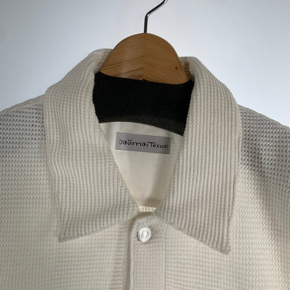 【中古品】【メンズ】 COSMOS TEXAS コスモス テキサス WAFFLE JACKET ワッフル ジャケット アウター コート 古着 140-260813-mh-13-fuzh サイズ：L カラー：ホワイト 万代Net店