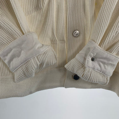 【中古品】【メンズ】 COSMOS TEXAS コスモス テキサス WAFFLE JACKET ワッフル ジャケット アウター コート 古着 140-260813-mh-13-fuzh サイズ：L カラー：ホワイト 万代Net店