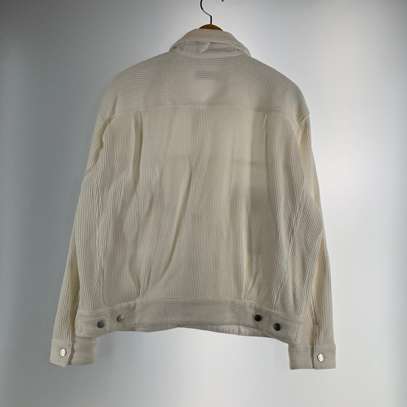 【中古品】【メンズ】 COSMOS TEXAS コスモス テキサス WAFFLE JACKET ワッフル ジャケット アウター コート 古着 140-260813-mh-13-fuzh サイズ：L カラー：ホワイト 万代Net店