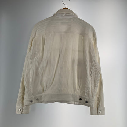 【中古品】【メンズ】 COSMOS TEXAS コスモス テキサス WAFFLE JACKET ワッフル ジャケット アウター コート 古着 140-260813-mh-13-fuzh サイズ：L カラー：ホワイト 万代Net店