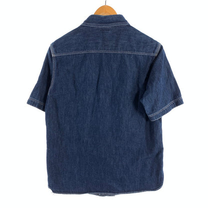 【中古品】【メンズ】 FREE WHEELERS IRON ALLS 半袖シャツ デニム トップス ブランド 古着 145-260815-gm-48-fuzh サイズ：15 カラー：インディゴ 万代Net店