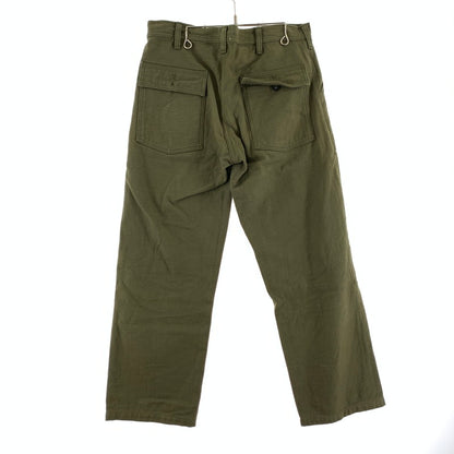 【中古品】【メンズ】 SAMURAI JEANS サムライ ジーンズ SJ52BP ヘビィーバック サテン ベイカーパンツ ズボン ボトムス 古着 156-260813-mh-27-fuzh サイズ：34 カラー：オリーブ 万代Net店