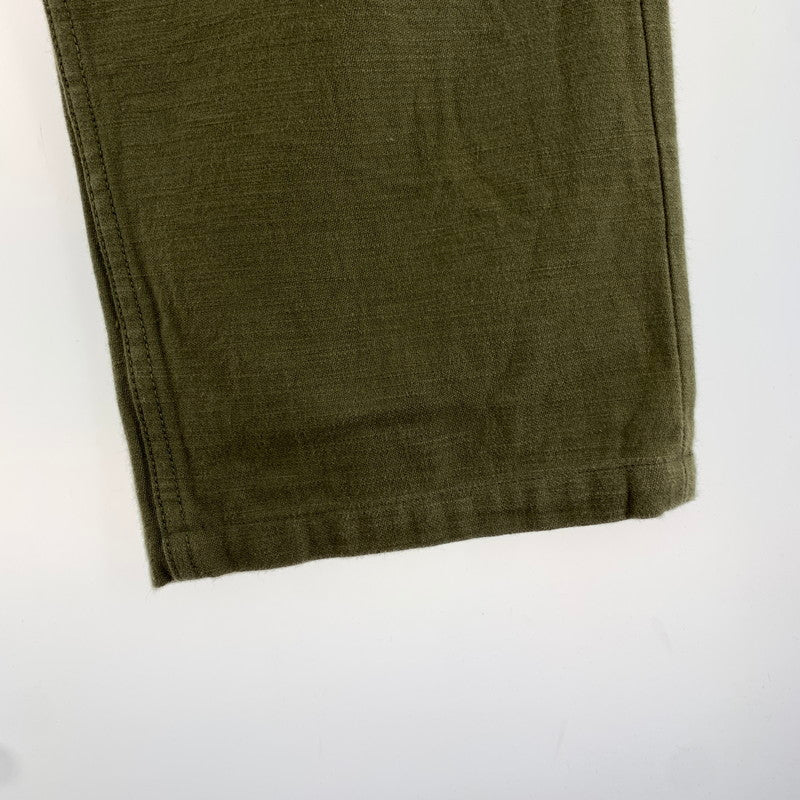【中古品】【メンズ】 SAMURAI JEANS サムライ ジーンズ SJ52BP ヘビィーバック サテン ベイカーパンツ ズボン ボトムス 古着 156-260813-mh-27-fuzh サイズ：34 カラー：オリーブ 万代Net店