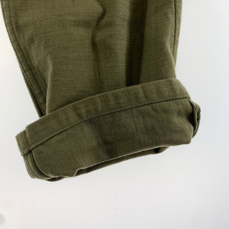 【中古品】【メンズ】 SAMURAI JEANS サムライ ジーンズ SJ52BP ヘビィーバック サテン ベイカーパンツ ズボン ボトムス 古着 156-260813-mh-27-fuzh サイズ：34 カラー：オリーブ 万代Net店