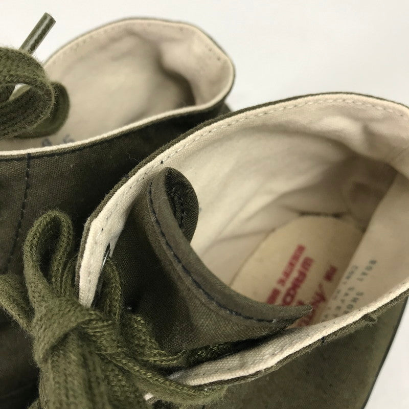 【中古品】【メンズ】 ANATOMICA × WAKOUWA (アナトミカ × ワクワ) CANVAS DECK SHOES-HI キャンバス デッキシューズ ハイカット スニーカー※本体のみ 162-260814-nm-24-fuzh サイズ：7 カラー：カーキ 万代Net店