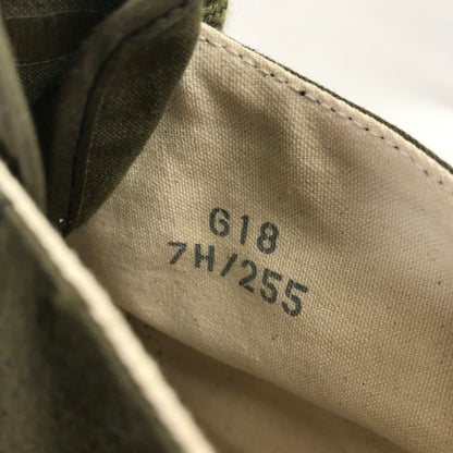 【中古品】【メンズ】 ANATOMICA × WAKOUWA (アナトミカ × ワクワ) CANVAS DECK SHOES-HI キャンバス デッキシューズ ハイカット スニーカー※本体のみ 162-260814-nm-24-fuzh サイズ：7 カラー：カーキ 万代Net店