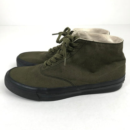 【中古品】【メンズ】 ANATOMICA × WAKOUWA (アナトミカ × ワクワ) CANVAS DECK SHOES-HI キャンバス デッキシューズ ハイカット スニーカー※本体のみ 162-260814-nm-24-fuzh サイズ：7 カラー：カーキ 万代Net店