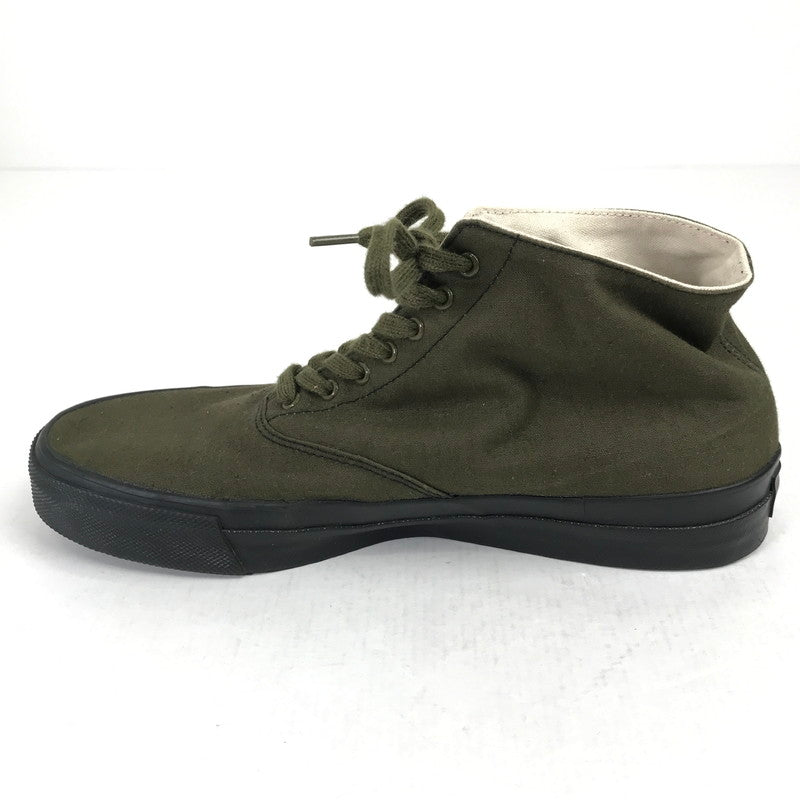 【中古品】【メンズ】 ANATOMICA × WAKOUWA (アナトミカ × ワクワ) CANVAS DECK SHOES-HI キャンバス デッキシューズ ハイカット スニーカー※本体のみ 162-260814-nm-24-fuzh サイズ：7 カラー：カーキ 万代Net店