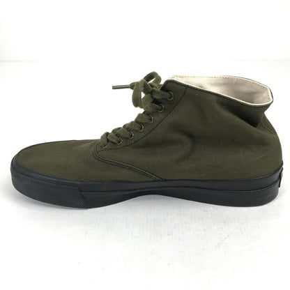 【中古品】【メンズ】 ANATOMICA × WAKOUWA (アナトミカ × ワクワ) CANVAS DECK SHOES-HI キャンバス デッキシューズ ハイカット スニーカー※本体のみ 162-260814-nm-24-fuzh サイズ：7 カラー：カーキ 万代Net店