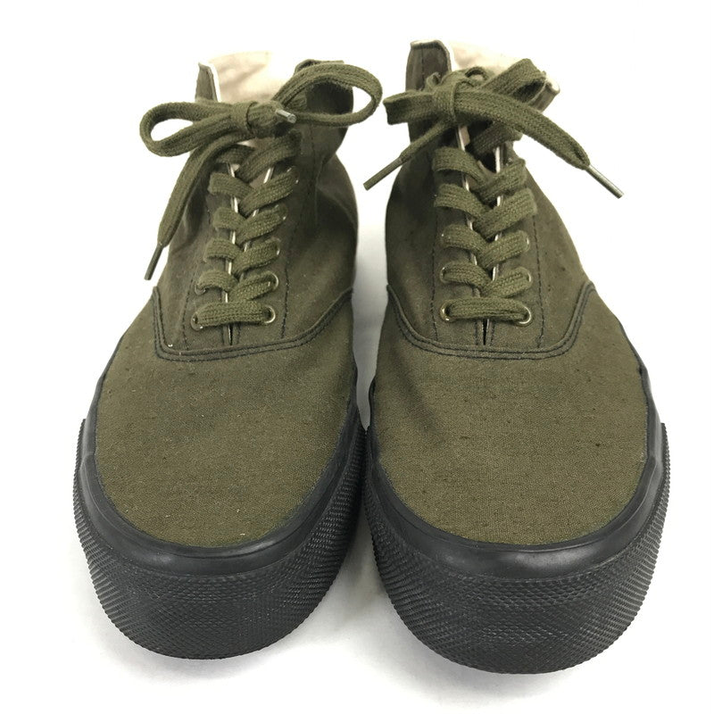 【中古品】【メンズ】 ANATOMICA × WAKOUWA (アナトミカ × ワクワ) CANVAS DECK SHOES-HI キャンバス デッキシューズ ハイカット スニーカー※本体のみ 162-260814-nm-24-fuzh サイズ：7 カラー：カーキ 万代Net店