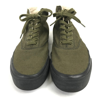 【中古品】【メンズ】 ANATOMICA × WAKOUWA (アナトミカ × ワクワ) CANVAS DECK SHOES-HI キャンバス デッキシューズ ハイカット スニーカー※本体のみ 162-260814-nm-24-fuzh サイズ：7 カラー：カーキ 万代Net店