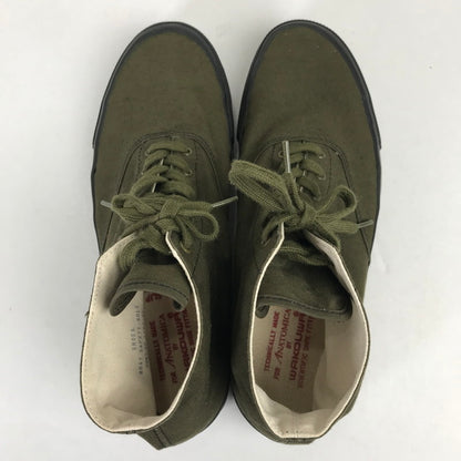 【中古品】【メンズ】 ANATOMICA × WAKOUWA (アナトミカ × ワクワ) CANVAS DECK SHOES-HI キャンバス デッキシューズ ハイカット スニーカー※本体のみ 162-260814-nm-24-fuzh サイズ：7 カラー：カーキ 万代Net店