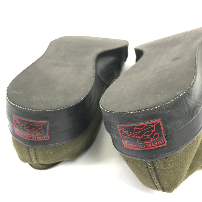 【中古品】【メンズ】 ANATOMICA × WAKOUWA (アナトミカ × ワクワ) CANVAS DECK SHOES-HI キャンバス デッキシューズ ハイカット スニーカー※本体のみ 162-260814-nm-24-fuzh サイズ：7 カラー：カーキ 万代Net店