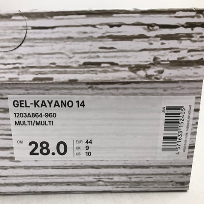 【中古美品】【メンズ】 ASICS アシックス × FACETASM ファセッタズム 1203A86-960 スニーカー シューズ 靴 162-260821-mh-04-fuzh サイズ：28cm カラー：グリーン系 万代Net店