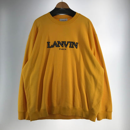 【中古品】【メンズ】 LANVIN ランバン SS0004-J209-A23 スウェット トレーナー トップス 長袖 古着 141-260813-mh-24-fuzh サイズ：XL カラー：イエロー 万代Net店