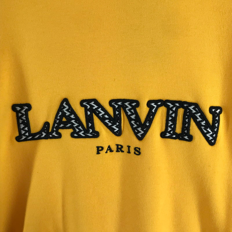 【中古品】【メンズ】 LANVIN ランバン SS0004-J209-A23 スウェット トレーナー トップス 長袖 古着 141-260813-mh-24-fuzh サイズ：XL カラー：イエロー 万代Net店