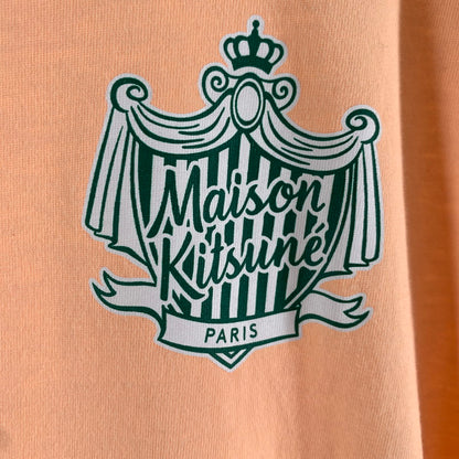 【中古品】【メンズ】 MAISON KITSUNE メゾン キツネ 半袖Tシャツ サーモンピンク SIZE:XL 141-260818-io-14-fuzh 万代Net店