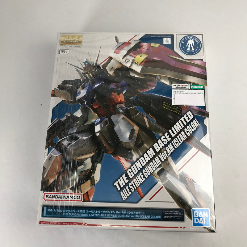 【中古美品】 100 MG GAT-X105+AQM E-X01 エールストライクガンダム Ver.RM クリアカラー ガンプラ 058-260831-ky-14-fuzh 万代Net店
