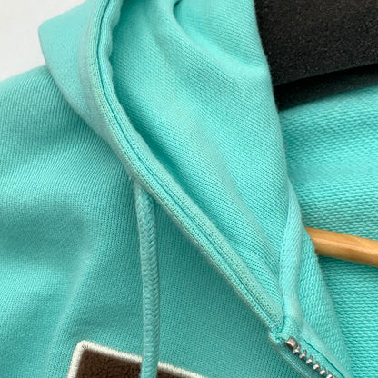 【中古品】【メンズ】 TTTMSW TTT-CT-004 WAVE LOGO HOODIE ロゴフーディ パーカー オーバーサイズ ブランド 古着 142-260815-gm-47-fuzh サイズ：L カラー：ミントグリーン 万代Net店