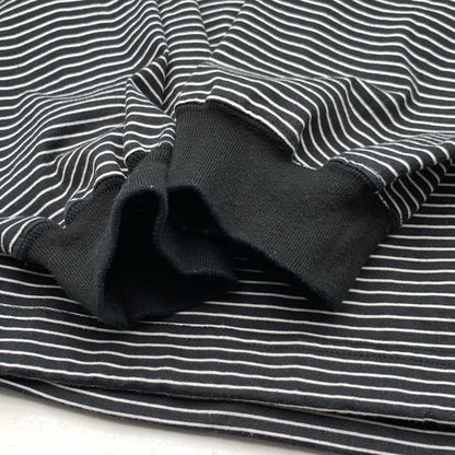 【中古品】【メンズ】 IS-NESS イズネス BALLOON STRIPES LONG SLEEVE T SHIRT 長袖Tシャツ ドローコード ボーダー カットソー 140-260815-gm-46-fuzh サイズ：L カラー：グレー 万代Net店