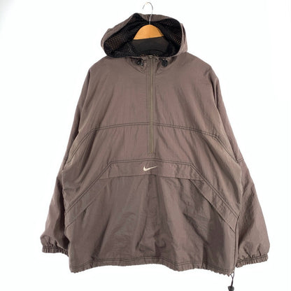 【中古品】【メンズ】 NIKE ナイキ F6-01-05-PRA NYLON JACKET ナイロンジャケット 90s ブランド 古着 ブルゾン 148-260815-gm-53-fuzh サイズ：L カラー：ブラウン 万代Net店