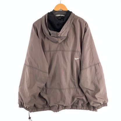 【中古品】【メンズ】 NIKE ナイキ F6-01-05-PRA NYLON JACKET ナイロンジャケット 90s ブランド 古着 ブルゾン 148-260815-gm-53-fuzh サイズ：L カラー：ブラウン 万代Net店