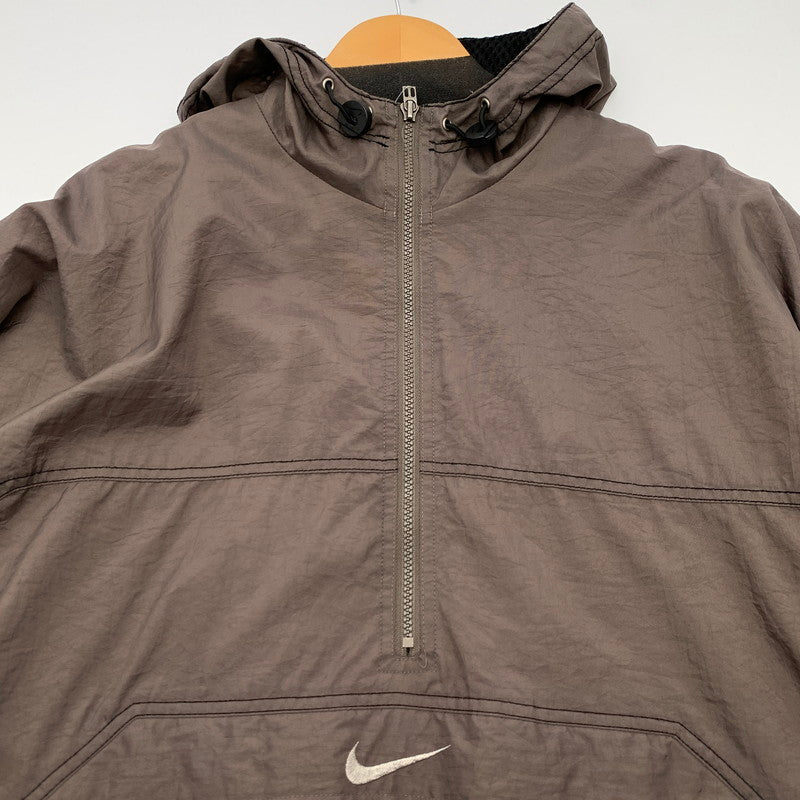 【中古品】【メンズ】 NIKE ナイキ F6-01-05-PRA NYLON JACKET ナイロンジャケット 90s ブランド 古着 ブルゾン 148-260815-gm-53-fuzh サイズ：L カラー：ブラウン 万代Net店