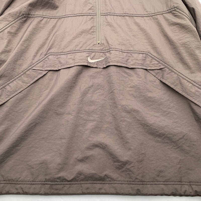 【中古品】【メンズ】 NIKE ナイキ F6-01-05-PRA NYLON JACKET ナイロンジャケット 90s ブランド 古着 ブルゾン 148-260815-gm-53-fuzh サイズ：L カラー：ブラウン 万代Net店