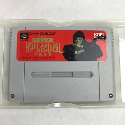 【中古品】 SFC ｽｰﾊﾟｰ伊忍道･打倒信長 外箱破れ・取説傷み 023-260818-MO-07-fuzh 万代Net店