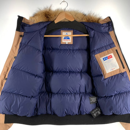 【中古品】【メンズ】 CAPE HEIGHTZ BAITMAN DOWN JACKET ダウンジャケット アウター ブランド 古着 144-260815-gm-52-fuzh サイズ：SKINNY カラー：ベージュ 万代Net店
