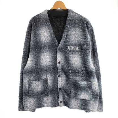 【中古品】【メンズ】 PLEASURES CARDIGAN プレジャーズ カーディガン ニット セーター 142-260815-gm-50-fuzh サイズ：XL カラー：グレー 万代Net店