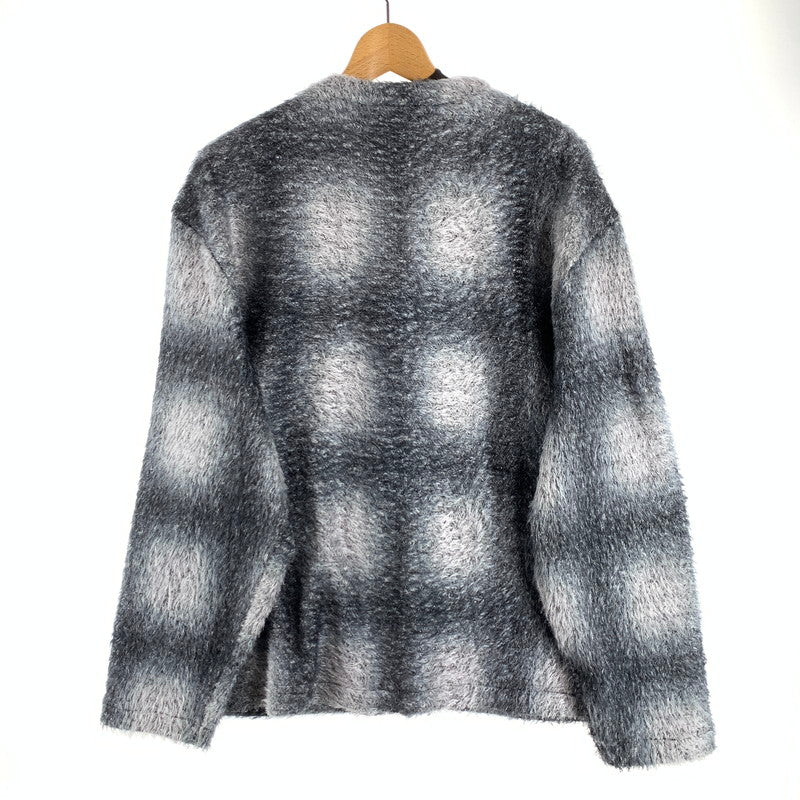【中古品】【メンズ】 PLEASURES CARDIGAN プレジャーズ カーディガン ニット セーター 142-260815-gm-50-fuzh サイズ：XL カラー：グレー 万代Net店
