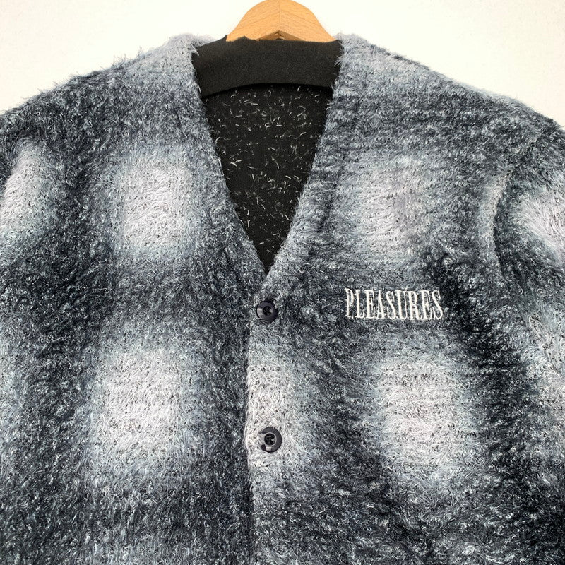 【中古品】【メンズ】 PLEASURES CARDIGAN プレジャーズ カーディガン ニット セーター 142-260815-gm-50-fuzh サイズ：XL カラー：グレー 万代Net店