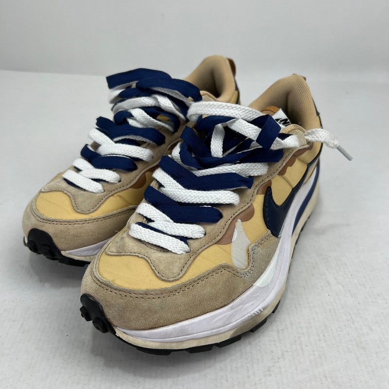 【中古品】【レディース】 NIKE×SACAI DD1875-200 VAPOR WAFFLE SESAME ヴェイパーワッフル セサミ BEIGE.NAVY SIZE:24.0cm ※汚れ・使用感あり 本体のみ スニーカー シューズ 靴 160-260816-io-17-fuzh カラー：ベージュ/ネイビー 万代Net店