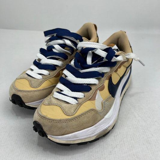 【中古品】【レディース】 NIKE×SACAI DD1875-200 VAPOR WAFFLE SESAME ヴェイパーワッフル セサミ BEIGE.NAVY SIZE:24.0cm ※汚れ・使用感あり 本体のみ スニーカー シューズ 靴 160-260816-io-17-fuzh カラー：ベージュ/ネイビー 万代Net店