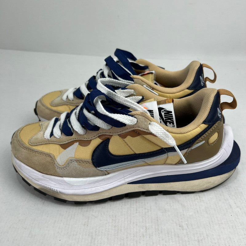 【中古品】【レディース】 NIKE×SACAI DD1875-200 VAPOR WAFFLE SESAME ヴェイパーワッフル セサミ BEIGE.NAVY SIZE:24.0cm ※汚れ・使用感あり 本体のみ スニーカー シューズ 靴 160-260816-io-17-fuzh カラー：ベージュ/ネイビー 万代Net店