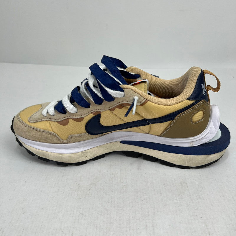 【中古品】【レディース】 NIKE×SACAI DD1875-200 VAPOR WAFFLE SESAME ヴェイパーワッフル セサミ BEIGE.NAVY SIZE:24.0cm ※汚れ・使用感あり 本体のみ スニーカー シューズ 靴 160-260816-io-17-fuzh カラー：ベージュ/ネイビー 万代Net店