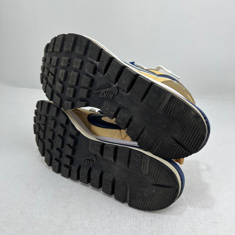 【中古品】【レディース】 NIKE×SACAI DD1875-200 VAPOR WAFFLE SESAME ヴェイパーワッフル セサミ BEIGE.NAVY SIZE:24.0cm ※汚れ・使用感あり 本体のみ スニーカー シューズ 靴 160-260816-io-17-fuzh カラー：ベージュ/ネイビー 万代Net店