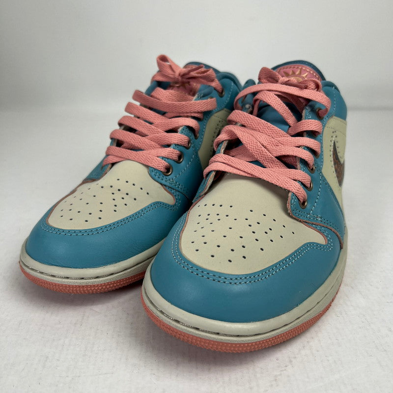 【中古品】【メンズ】 NIKE ナイキ IM8120-464 AIR JORDAN 1 LOW SE L BLUE.PINK.WHITE SIZE:26.5cm 黒タグ・箱有 スニーカー シューズ 靴 160-260816-io-03-fuzh 万代Net店