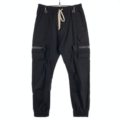 【中古品】【メンズ】 RICK OWENS リックオウエンス RU01F2396-TE MASTODON CARGO ナイロンカーゴパンツ ボトムス 152-260815-gm-34-fuzh サイズ：48 カラー：ブラック 万代Net店