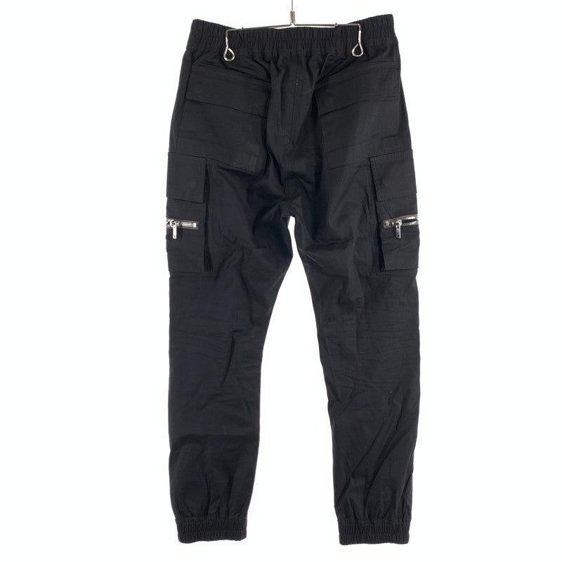 【中古品】【メンズ】 RICK OWENS リックオウエンス RU01F2396-TE MASTODON CARGO ナイロンカーゴパンツ ボトムス 152-260815-gm-34-fuzh サイズ：48 カラー：ブラック 万代Net店