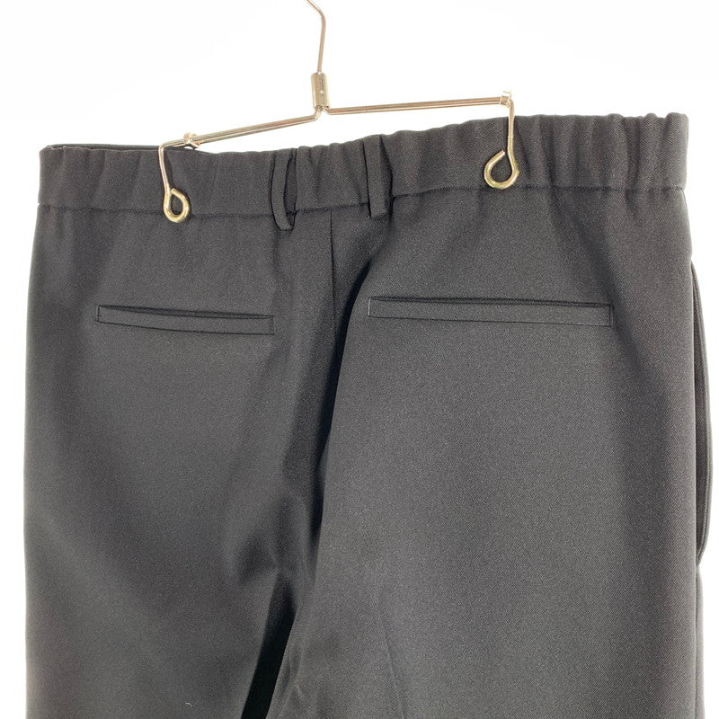 【中古品】【メンズ】 JIL SANDER ジルサンダー J21KA0011 WOOL GABARDINE TAPERED PANTS ウールテーパードパンツ スラックス 152-260815-gm-32-fuzh サイズ：46 カラー：ブラック 万代Net店