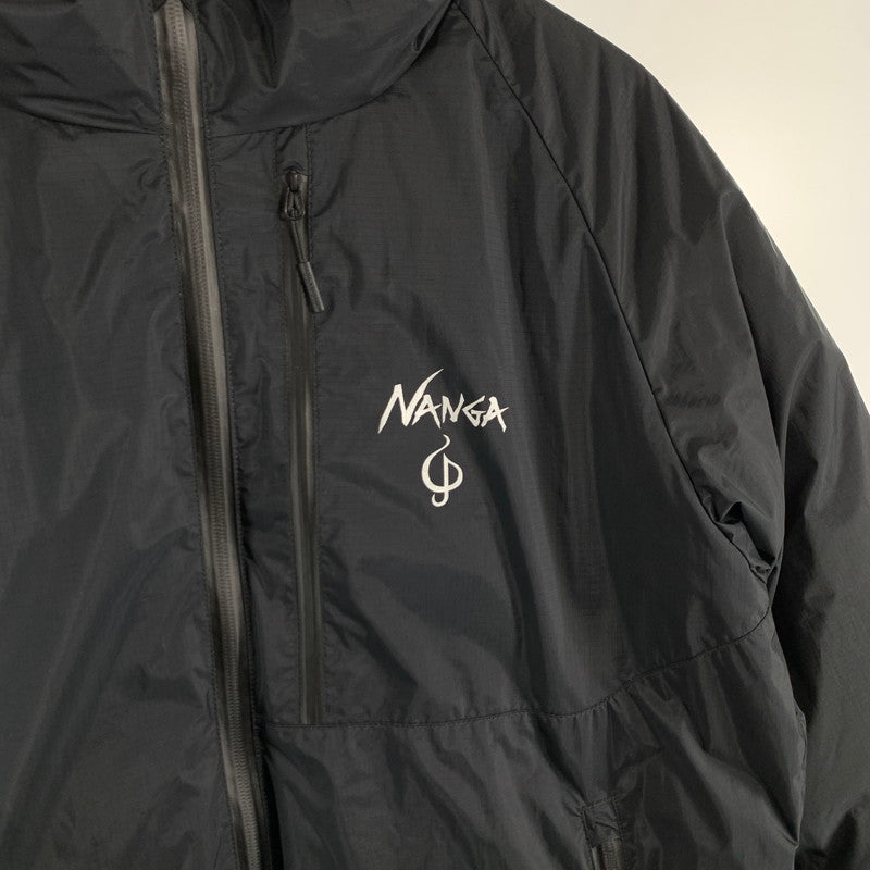 【中古品】【メンズ】 NANGA×GUNDAM 2637271 NYLON DOWN JACKET ナイロンダウンジャケット アウター ブランド 古着 144-260815-gm-23-fuzh サイズ：L カラー：ブラック 万代Net店