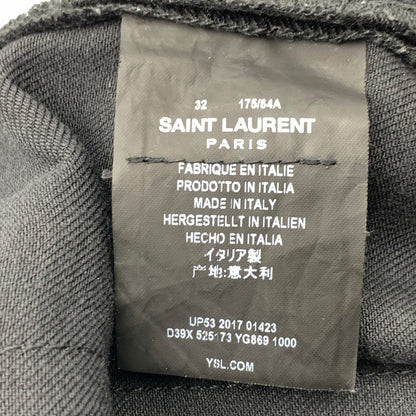 【中古品】【メンズ】 SAINT LAURENT サンローラン 525173 YG869 SKINNY PANTS スキニーパンツ ボトムス ブランド 古着 152-260815-gm-24-fuzh サイズ：32 カラー：ブラック 万代Net店