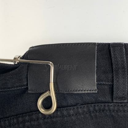 【中古品】【メンズ】 SAINT LAURENT サンローラン 800332 Y16PG1290 SLIM FIT JEANS スリムフィットジーンズ デニム 152-260815-gm-25-fuzh サイズ：40 カラー：ブラック 万代Net店