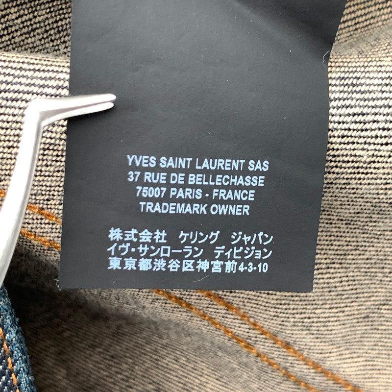 【中古品】【メンズ】 SAINT LAURENT サンローラン 578145 YG806 CLASSIC DENIM JACKET クラシックデニムジャケット ブランド 141-260815-gm-26-fuzh サイズ：L カラー：インディゴ 万代Net店