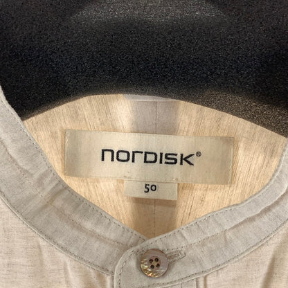 【中古品】【メンズ】 NORDISK NU87002 LONG SHIRT 長袖シャツ トップス ブランド 古着 140-260922-gm-19-fuzh サイズ：50 カラー：ベージュ 万代Net店