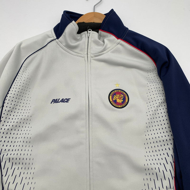 【中古品】【メンズ】 PALACE パレス PRO TEAM POLYKNIT FUNNEL TRACK JACKET トラックジャケット アウター ブルゾン 142-260815-gm-29-fuzh サイズ：L カラー：ライトグレー 万代Net店