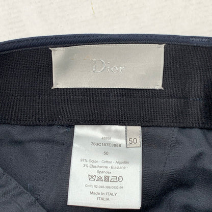 【中古品】【メンズ】 DIOR ディオール 763C187E3866 CROPPED PANTS クロップドパンツ ボトムス 152-260815-gm-31-fuzh サイズ：50 カラー：ネイビー 万代Net店